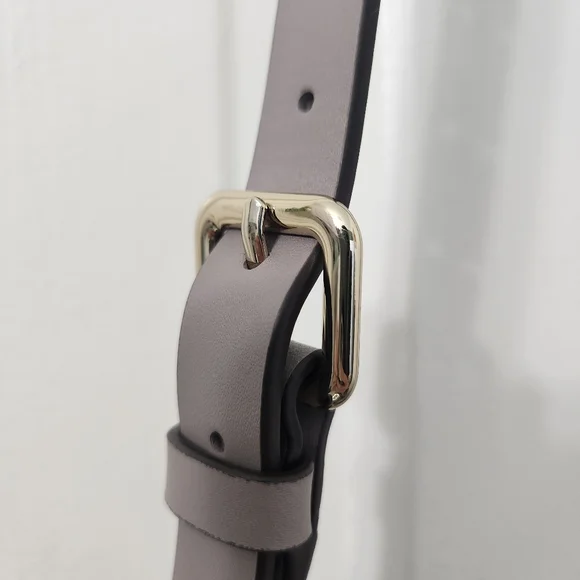 NWOT Kate Spade Putnam Drive Madie Smooth Grey Lavender Leather Crossbody Bag - Picture 8 of 16